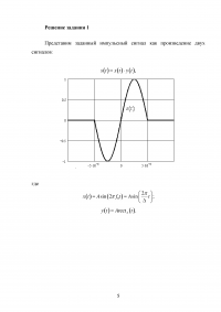 Анализ прохождения импульсных и периодических сигналов через линейные цепи Образец 28933