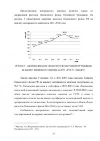 Анализ и перспективы развития правового регулирования материнского капитала в Российской Федерации Образец 114203