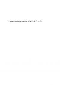 Сравнительная характеристика МСФО 7 и ПБУ 23/2011 Образец 28836