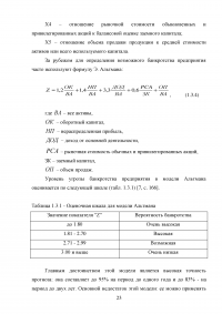 Риск банкротства организации и методы его предотвращения Образец 38570