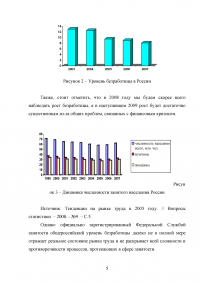 Проблемы безработицы и государственное регулирование занятости в РФ Образец 47581