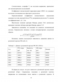 Статистические методы анализа тенденций в развитии внутренней и внешней торговли России Образец 46480