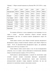 Статистические методы анализа тенденций в развитии внутренней и внешней торговли России Образец 46475