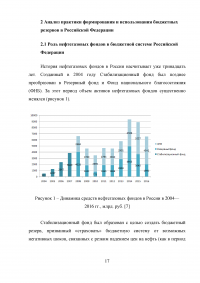 Формирование и использование бюджетных резервов Российской Федерации Образец 59335