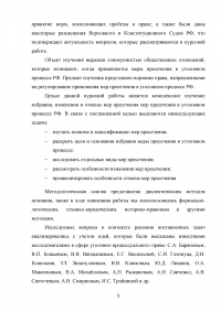Меры пресечения в уголовном процессе Российской Федерации Образец 90555