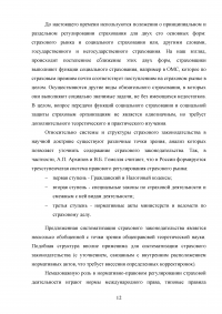 Правовое регулирование страховой деятельности в Российской Федерации Образец 92162