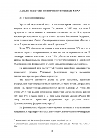 Состояние и перспективы экономического развития Уральского федерального округа Образец 92438