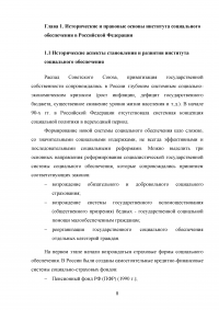 Социальное обеспечение в Российской Федерации: понятие, функции, принципы Образец 94504