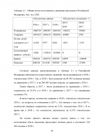 Оценка угроз в демографической сфере и их влияние на экономическую безопасность Российской Федерации Образец 99856