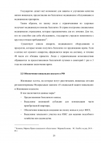 Социальная защита инвалидов в Российской Федерации Образец 106769