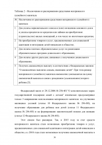 Анализ и перспективы развития правового регулирования материнского капитала в Российской Федерации Образец 114209