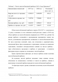 Анализ формирования, распределения и использования прибыли предприятия / ОАО «Сады Придонья» Образец 139578