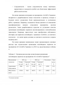 Анализ и пути совершенствования организации контейнерных перевозок логистической компанией / АО «СиАйТи Терминал» Образец 139822